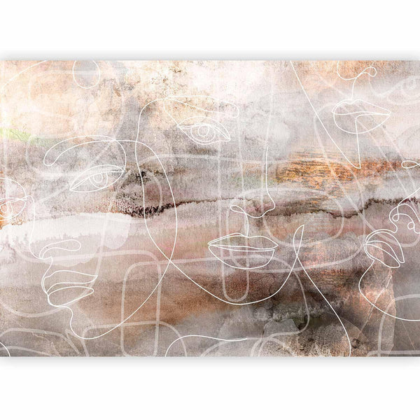 Carta da parati - Penetrating Faces