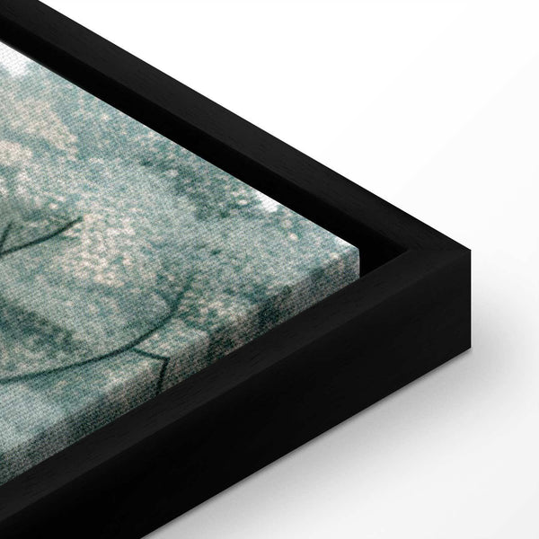 Quadro - View of the Park and Lake Retro Vintage Landscape in Greens