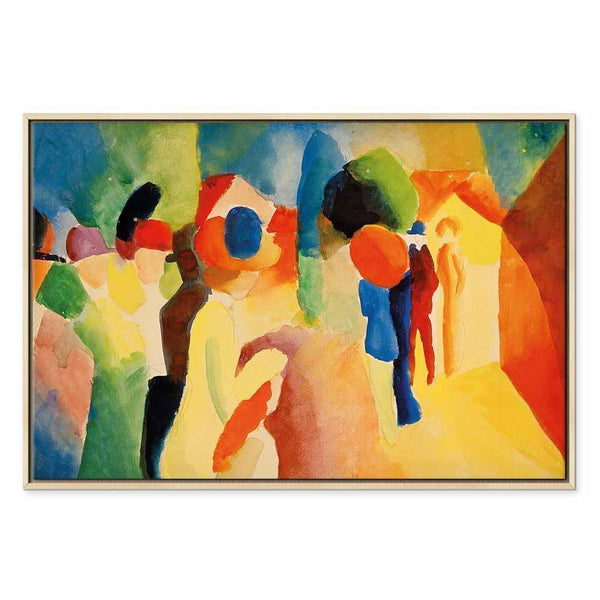 Quadro - August Macke – With a Yellow Jacket