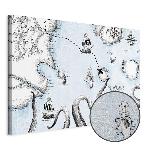 Quadro - Treasure Map (1 Part) Wide