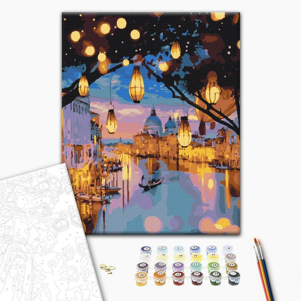 Quadro fai da te - Lanterns in Venice