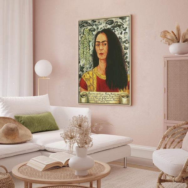 Quadro - Frida Kahlo – Self-Portrait with Loose Hair