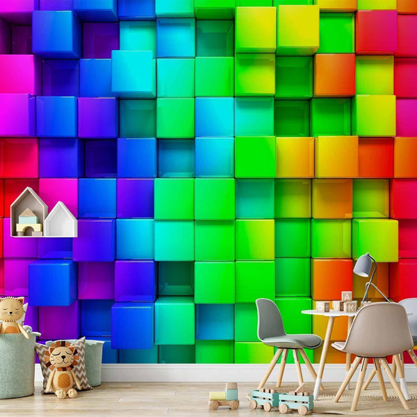 Carta da parati - Colourful Cubes