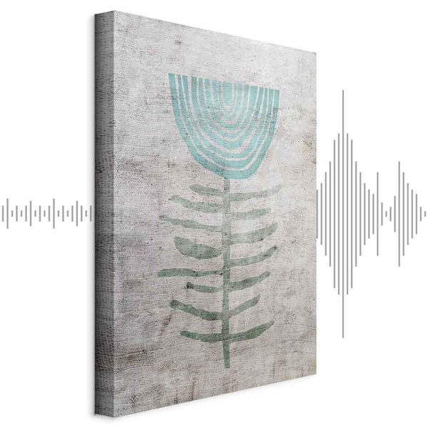 Quadro - Blue Lily (1 Part) Vertical
