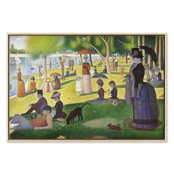 Quadro - Georges Seurat – Sunday Afternoon on the Island of La Grande Jatte
