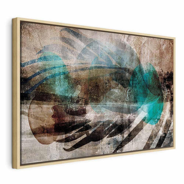 Quadro - Abstract Plume (1 Part) Wide