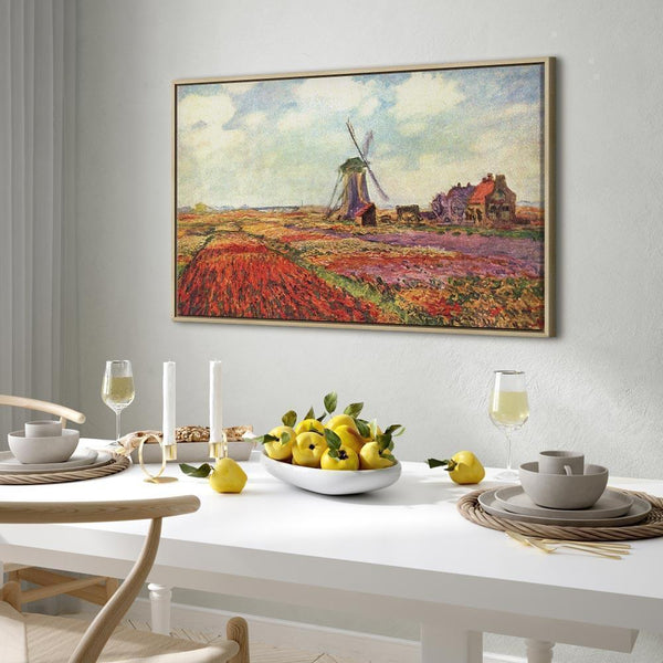 Quadro - Claude Monet – Tulip Fields with Windmill