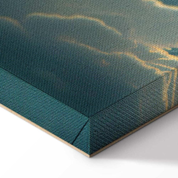 Quadro - Last Breath of the Day: Clouds Illuminated by Evening Glow