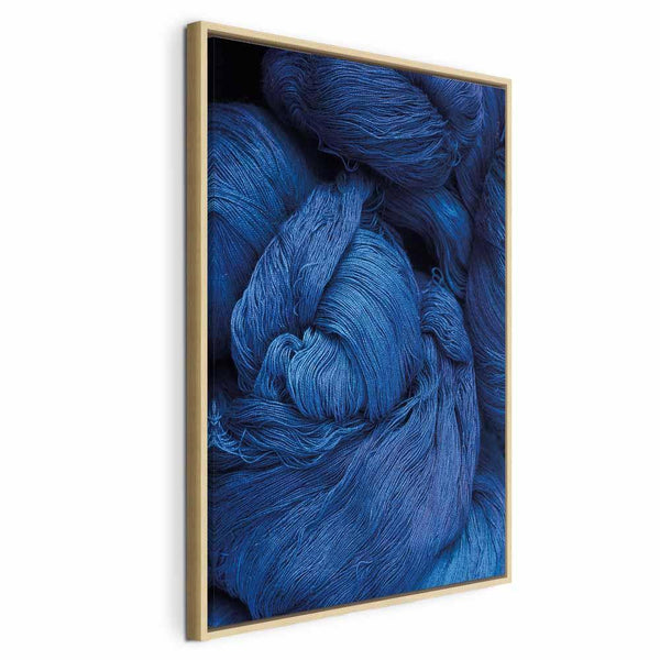 Quadro - Blue Worsted (1 Part) Vertical