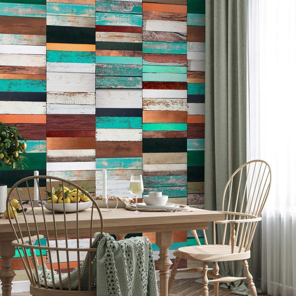 Carta da parati - Struttura di legno