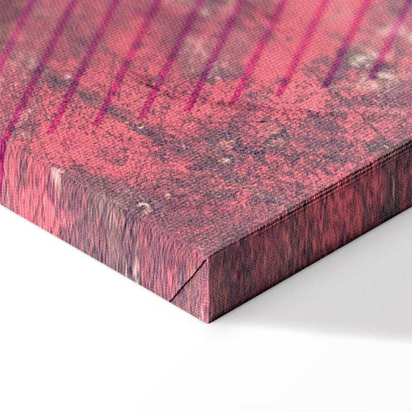 Quadro - Crimson Abstraction (1 Part) Vertical