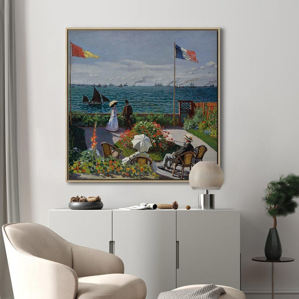 Quadro - Claude Monet – Terrace at Sainte-Adresse