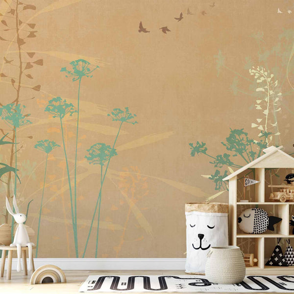 Carta da parati - Bird in the Meadow