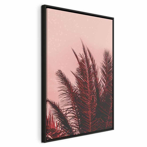 Quadro - Palm Trees at Sunset (1 Part) Vertical
