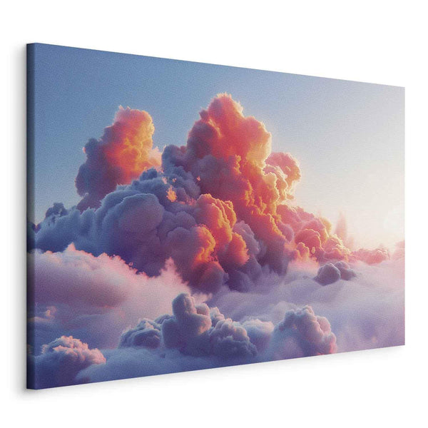 Quadro - Twilight Spectacle: Clouds in Shades of Pink and Violet