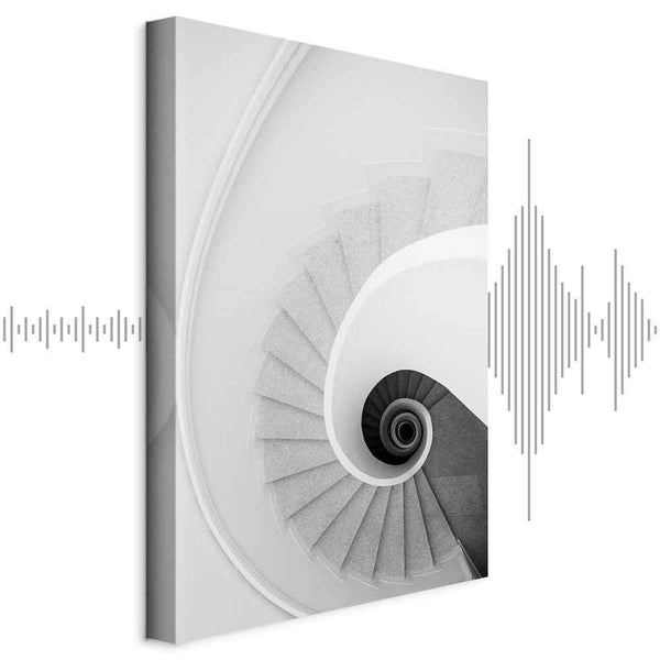 Quadro - White Stairs (1 Part) Vertical