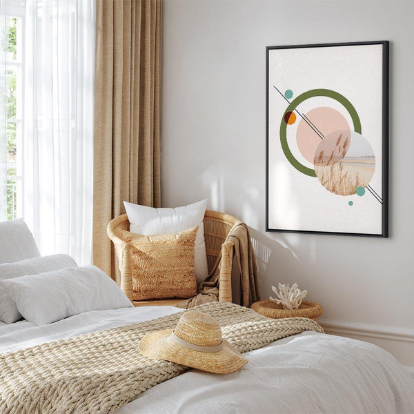 Quadro - Geometric Landscape (1 Part) Vertical