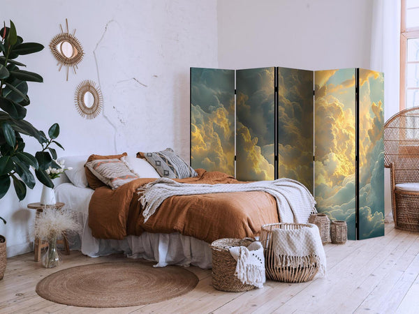 Paravento - The Last Breath of the Day: Clouds Illuminated by Evening Glow