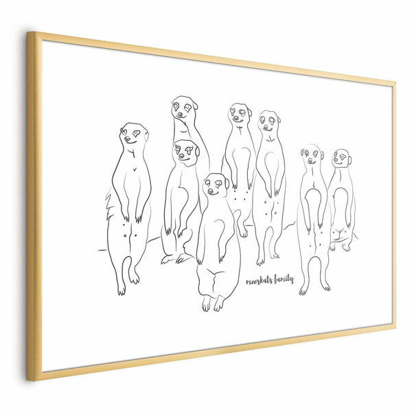 Poster - Meerkat Family