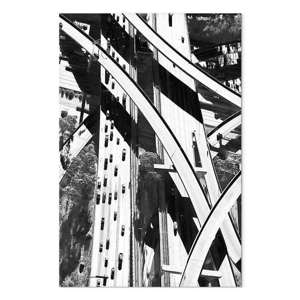 Quadro - City Geometry (1 Part) Vertical