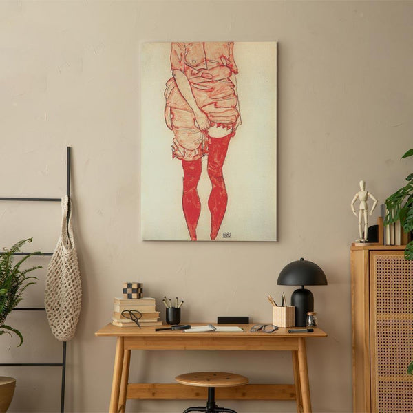 Quadro - Egon Schiele – Standing Woman in Red