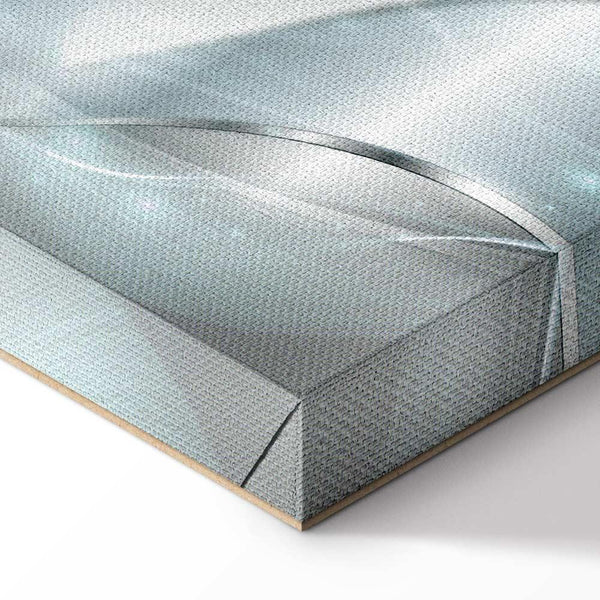 Quadro - Sparkling Dandelions (5 Parts) Blue Wide