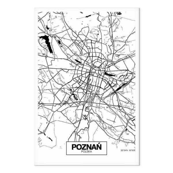Quadro - City Plan: Poznan (1 Part) Vertical