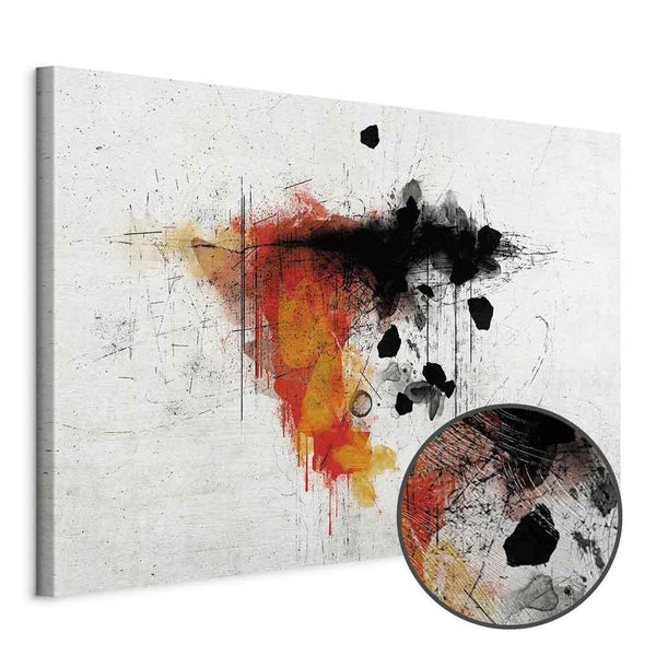 Quadro - Expression of Red (1 Part) Wide