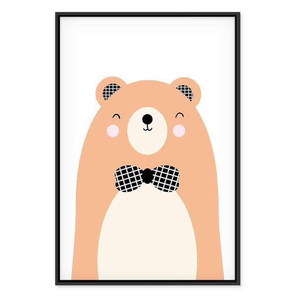 Quadro - Teddy Bear in Bow Tie (1 Part) Vertical