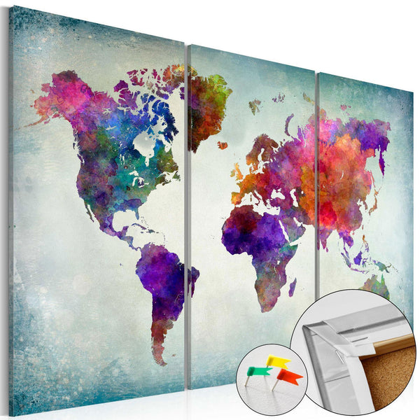 Quadro di sughero - World in Colors