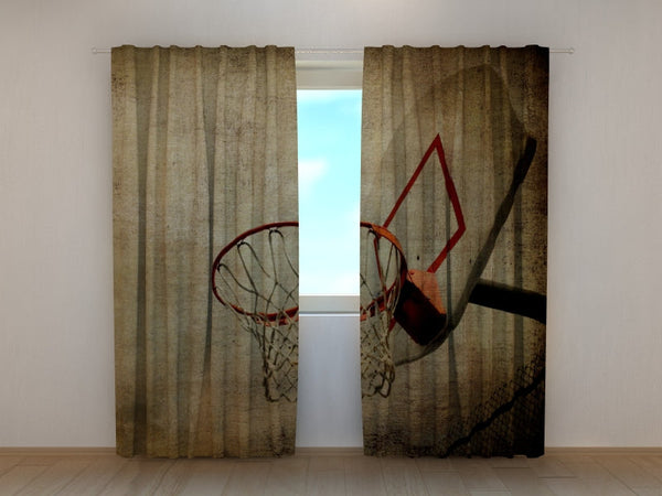 Foto Tende con Stampa Canestro da Basket