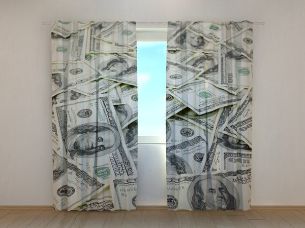 Foto Tende con Stampa Dollari