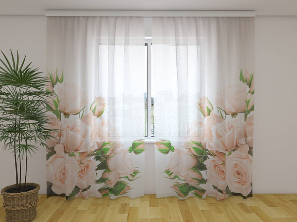 Foto Tende Rose Color Crema