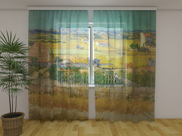 Tenda Stampata Il Raccolto Vincent Van Gogh