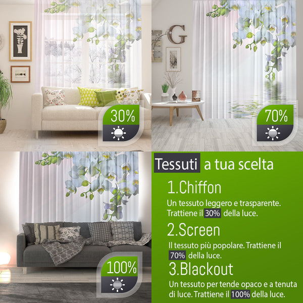 Foto Tende Sentiero in Legno nella Foresta