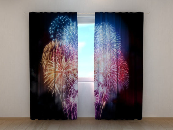 Foto Tende con Stampa Fuochi d'Artificio
