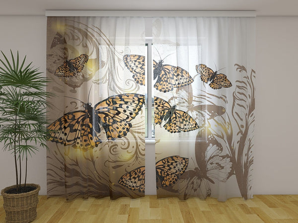 Foto Tende con Stampa Farfalle Belle
