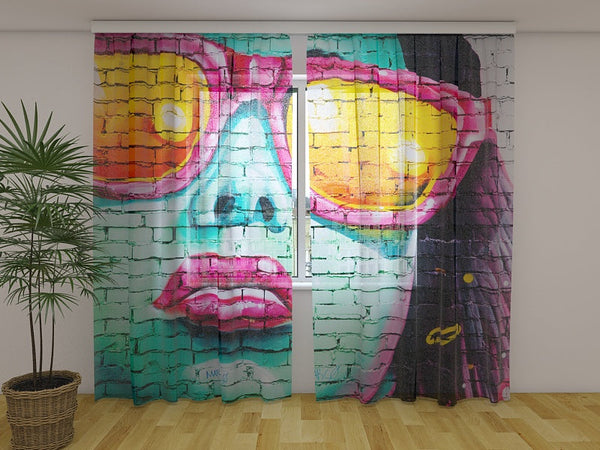 Foto Tende con Stampa Graffiti a Birmingham