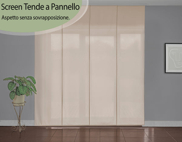 Tenda a Pannello in tinta unita Colore Beige Chiaro Screen