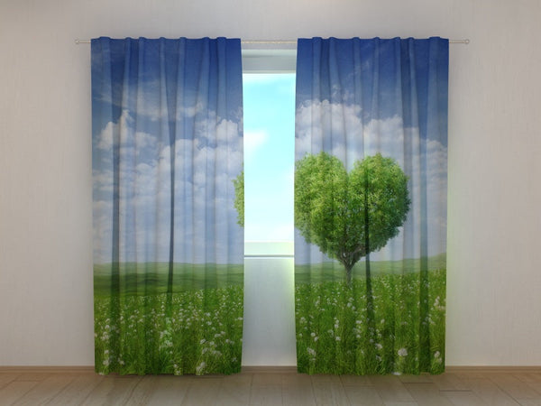 Foto Tende con Stampa Albero dell'Amore 2