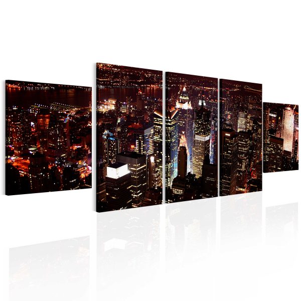 Quadro su tela - Notte scura a New York