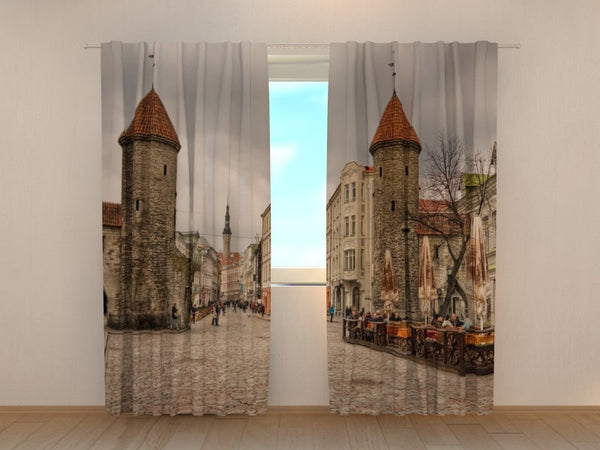Foto Tende con Stampa Città Vecchia di Tallinn