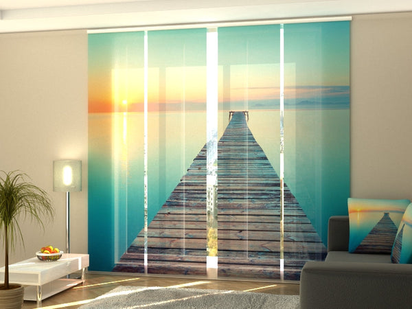 Set di 4 Tende a Pannello Tempo di Armonia