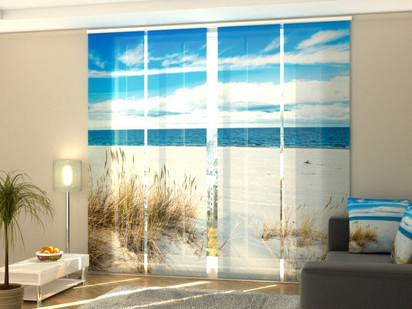 Set di 4 Tende a Pannello Costa Bianca