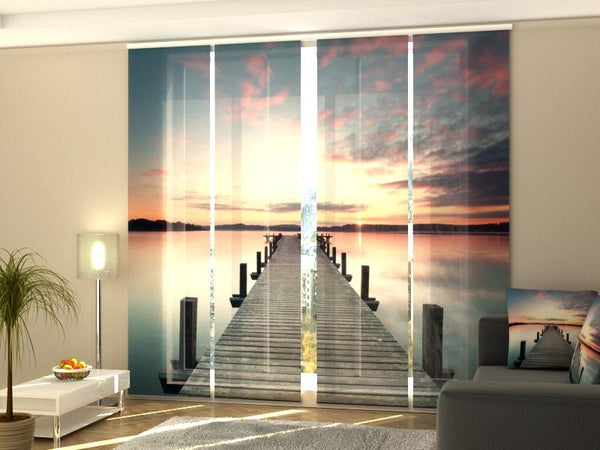 Set di 4 Tende a Pannello Molo Lungo