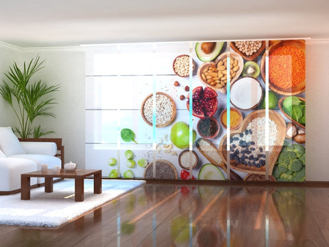 Set di 6 tende a pannello - Culinarie