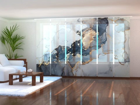 Set di 6 tende a pannello - Marmo