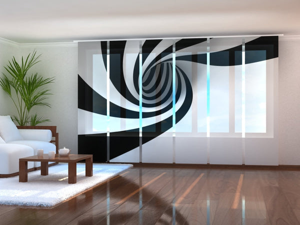 Set di 6 Tende a Pannello Pianoforte