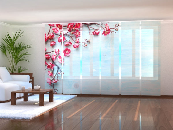 Set di 6 Tende a Pannello Tenerezza Primaverile