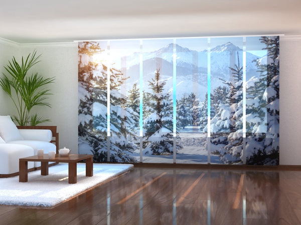 Set di 6 Tende a Pannello Sole Invernale